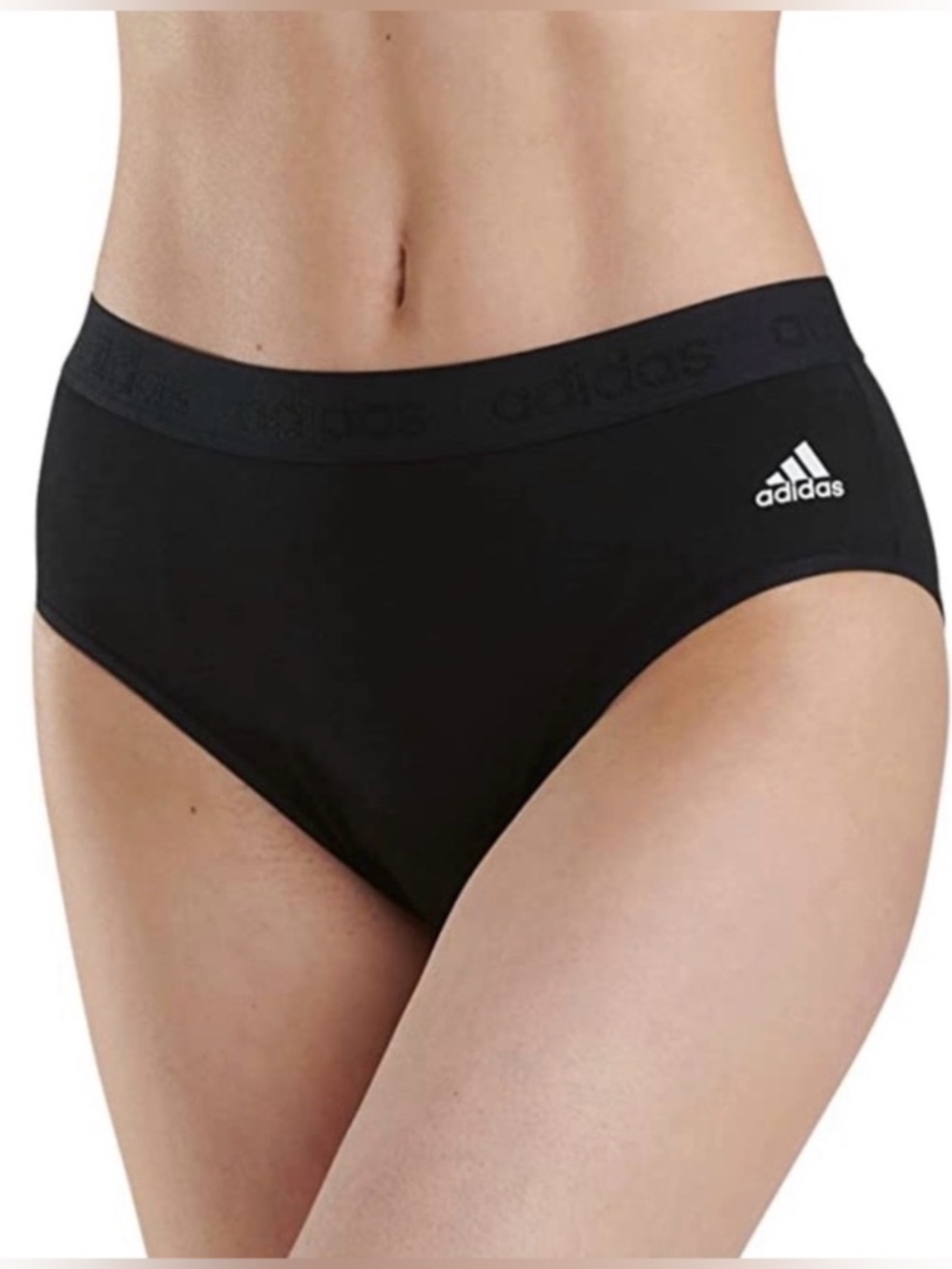 Adidas Women's Cotton Bikini Panties Medium 2 PR NWT